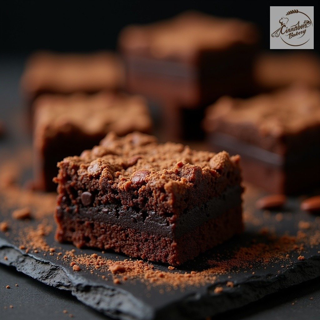 Almond brownie