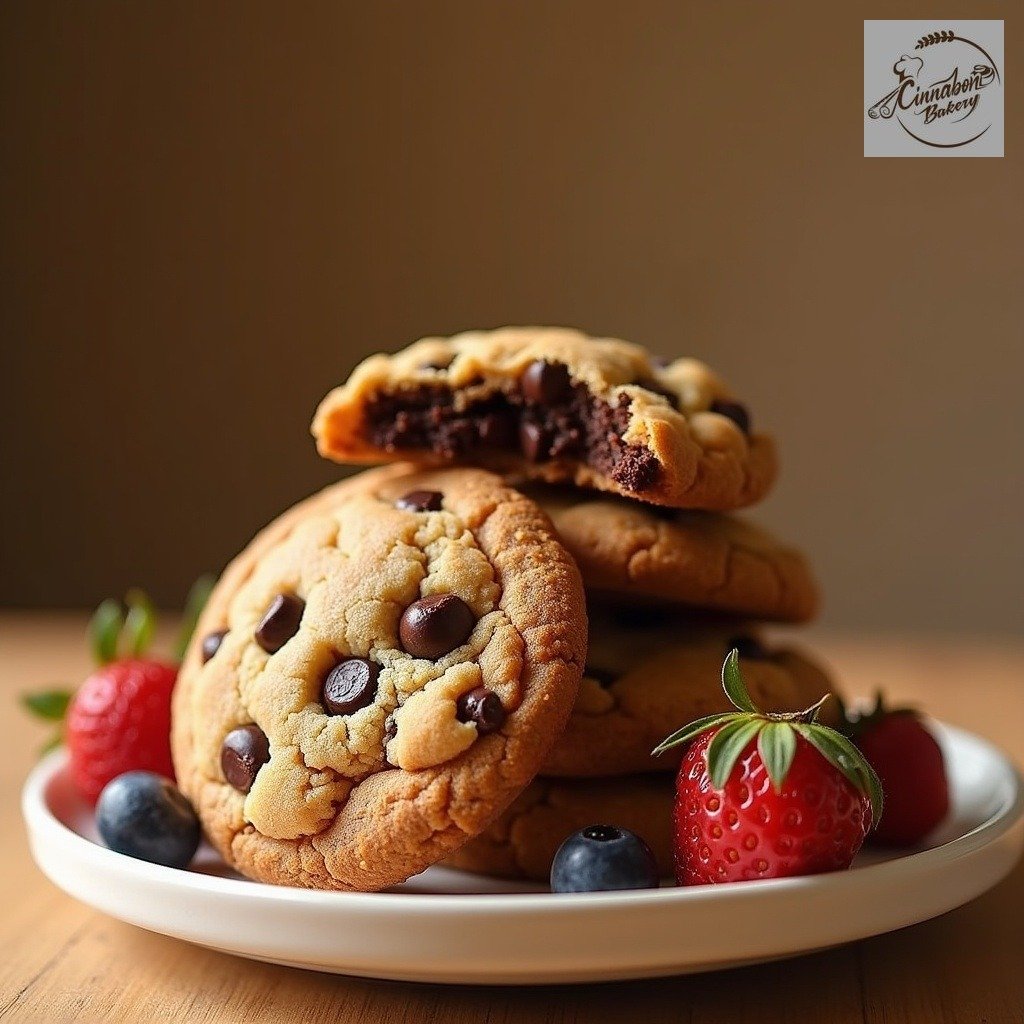 Brownie and Fruits