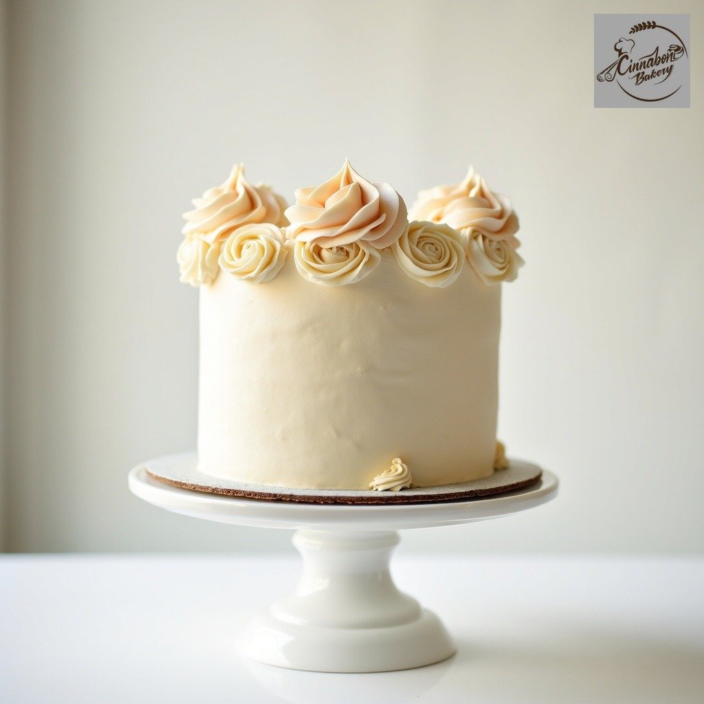 Classic Baby Shower Fondant Cake
