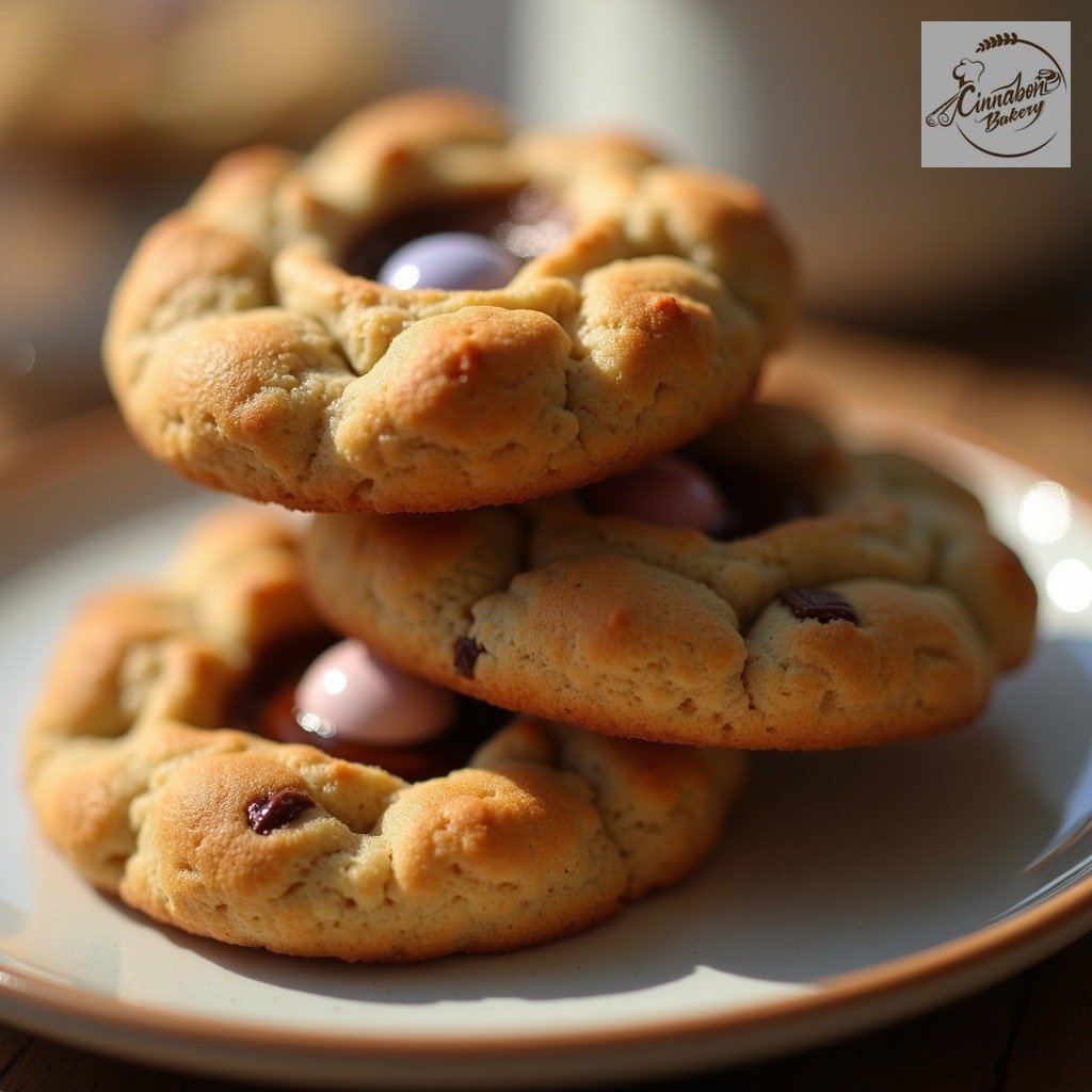 Easter Egg Nutella Cookie