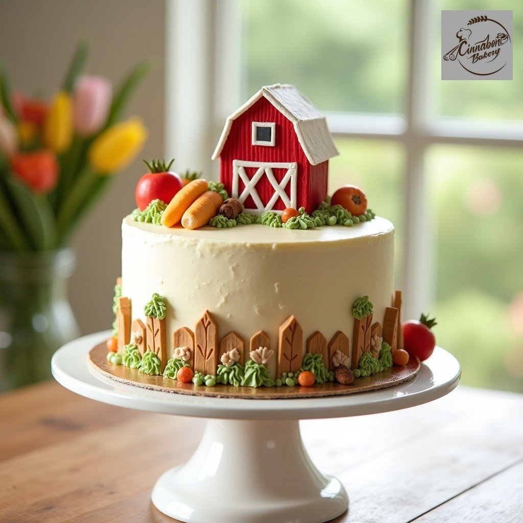 Farm Themed Cake