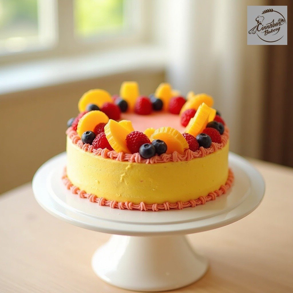 Fruit Topping Cake