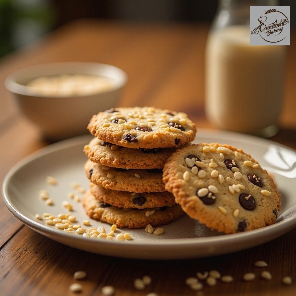 Sesame cookies
