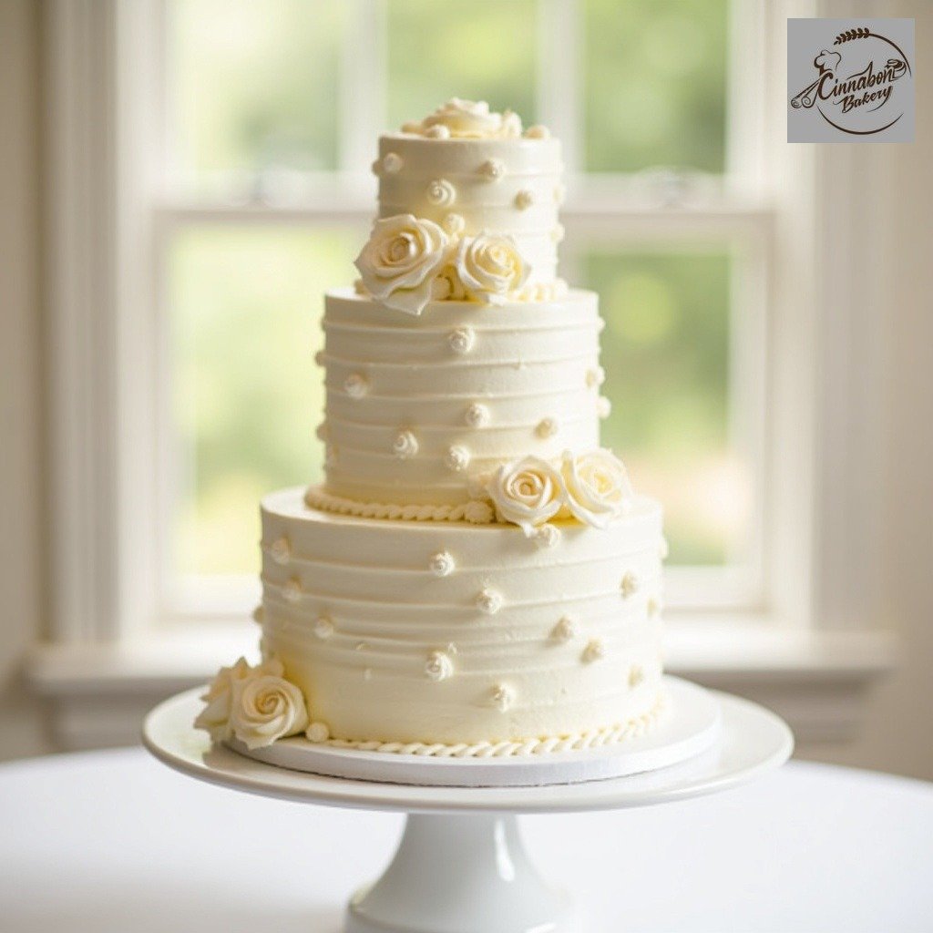Simple Wedding Cake