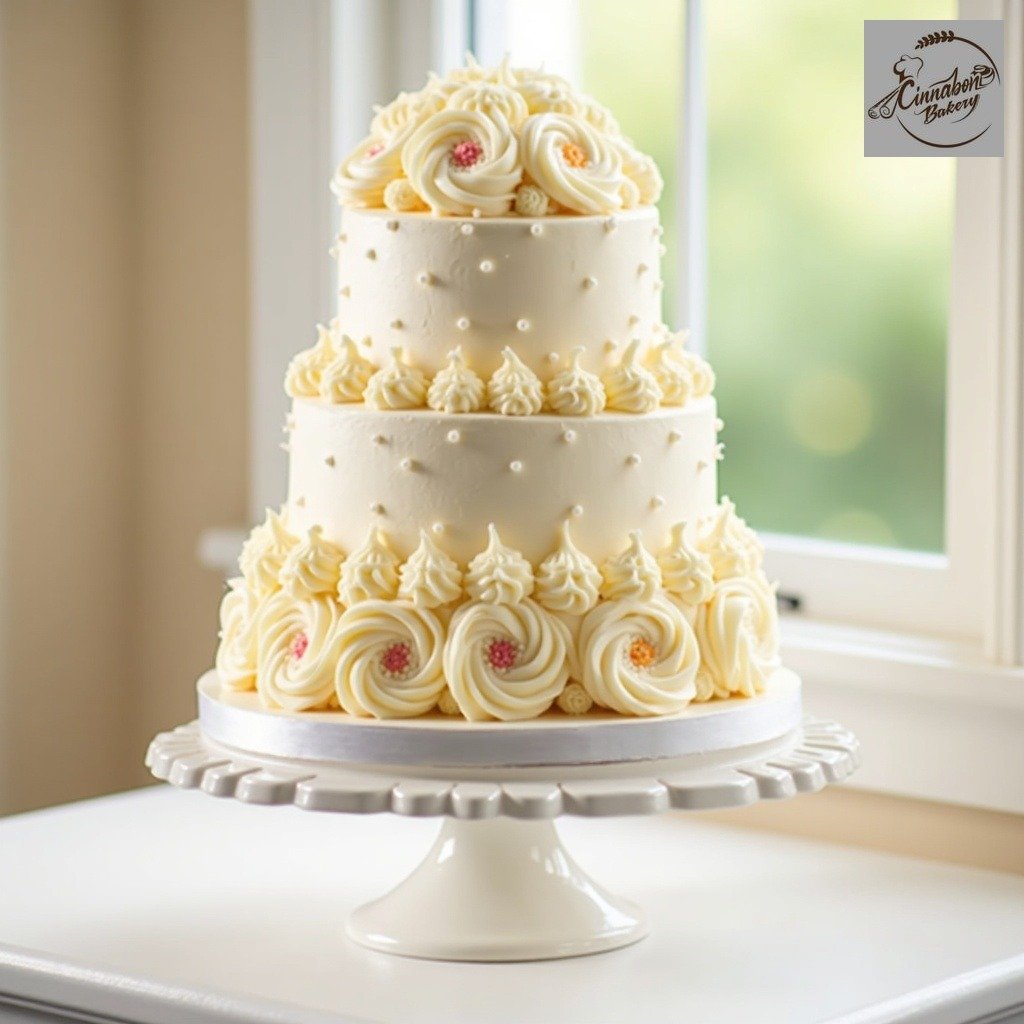 Three Tier Wedding Cake